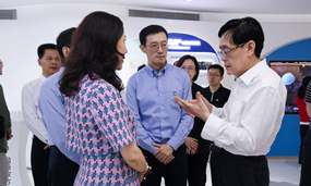 全国人大常委会副委员长，农工党中央主席何维一行调研Biyapay生物